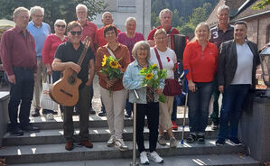 Foto: Die Roten Socken mit Vorstands- und Fraktionsmitgliedern der SPD Hausach
