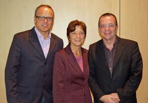 v.l.n.r.: Karl-Rainer Kopf, Elvira Drobinski-Weiß, Uwe Hengherr