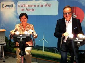 Elvira Drobinski-Weiß, MdB und Kreisvorsitzende mit Karl-Rainer Kopf, stellvertretender Kreisvorsitzender